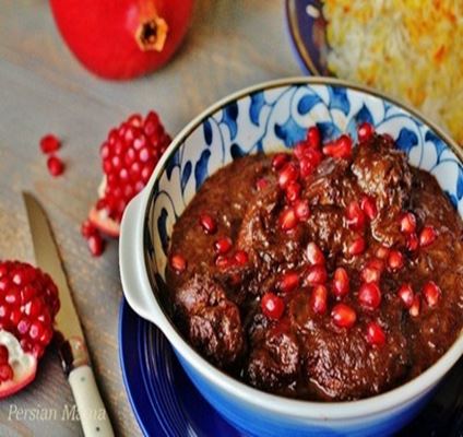 উত্তর ইরানের রুচিকর খাবার ‘ফেসেনজান’